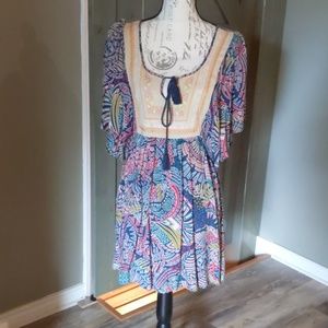 Boho peasant dress